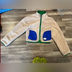 Urban outfitters Cropped Fleece Jacket